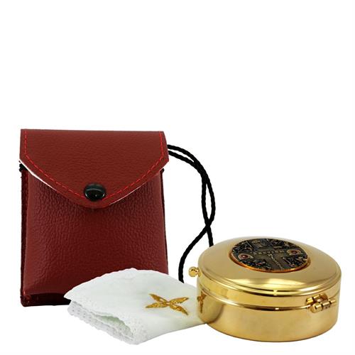 GENUINE RED LEATHER CASE WITH HOST BOX