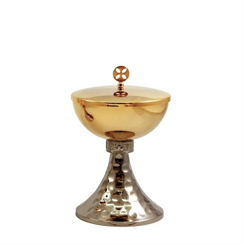 PISSIDE BICOLORE CON MARTELLATURA E NODO CON DECORO