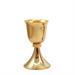 GOLD PLATED CHALICE WITH GRAPE AND VINE KNOT IN RELIEF