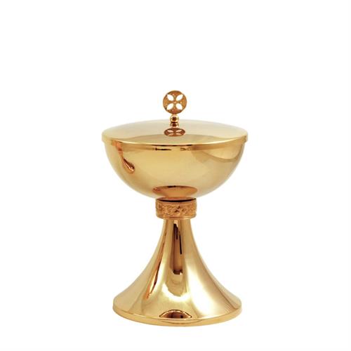 PISSIDE DORATA CON NODO UVA E VITE IN RILIEVO