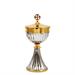 TWO-TONE TRAVEL CIBORIUM  WITH STRIPES
