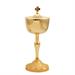 MEDIEVAL STYLE GOLD PLATED TRAVEL CIBORIUM