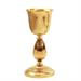 CALICE DORATO E NODO CON RIGATURE