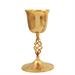 GOLD PLATED CHALICE  WITH ELLIPTICAL KNOT