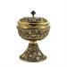 LAST SUPPER CIBORIUM BURNISHED GOLD