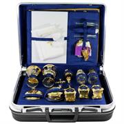 VALIGIA PER CELEBRAZIONE INTERNO RASO BLU