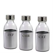 SET 3 BOTTIGLIE IN VETRO  PER OLI SANTI 125ML