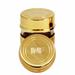 GOLD PLATED SINGLE HOLY OIL STOCK INF WITH CASE