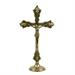 POLISHED BRASS CROSS H.36 CM.