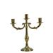 CANDELABRO 3 FIAMME OTTONE LUCIDO