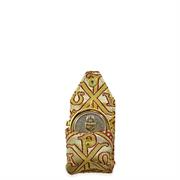 ASTUCCIO PORTAVIATICO IN TESSUTO BROCCATO CON TECHINA