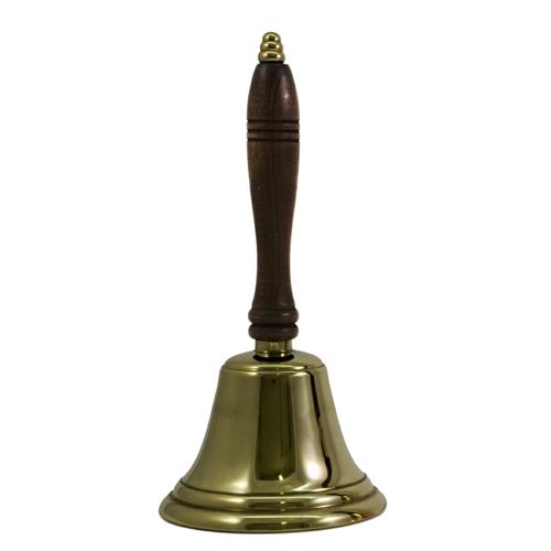 LITURGICAL BELL WITH WOODEN HANDLE 25 CM.