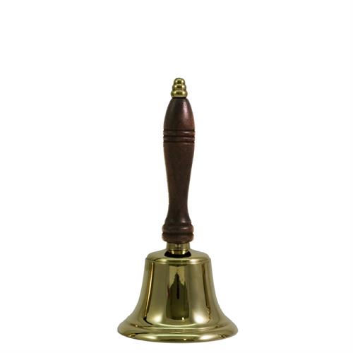 LITURGICAL BELL WITH WOODEN HANDLE 21 CM.