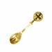 CUCCHIAINO PER INCENSO OTTONE DORATO