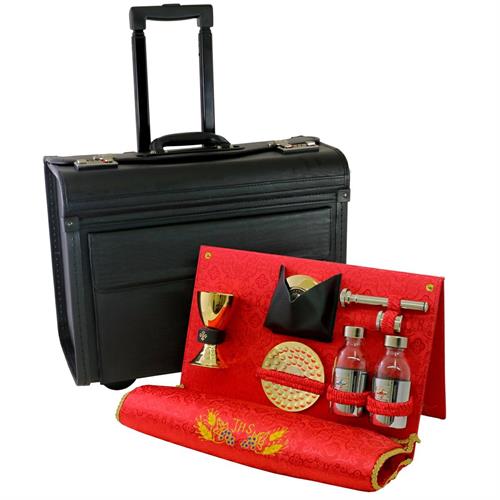 PILOTINA TROLLEY FOR CELEBRATION WITH RED SATIN INTERIOR