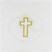PALLA 100% COTONE RICAMO CROCE