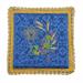 PALL CHALICE BLUE SATIN EARS OF WHEAT EMBROIDERED 15 x 15 CM.