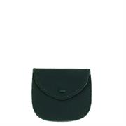 PORTACORONA VERA PELLE VERDE