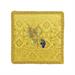 PALL CHALICE YELLOW SATIN LINING PX EMBROIDERED 15 x 15 CM.
