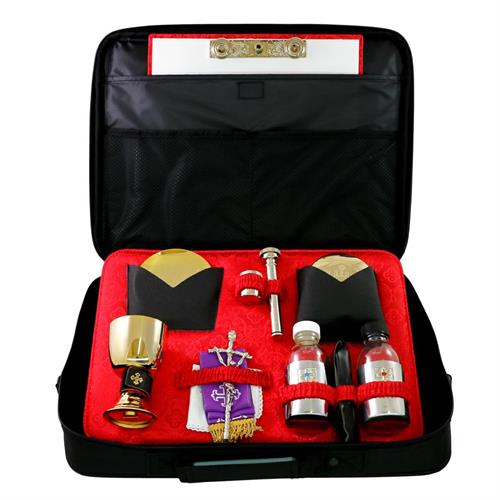 LAPTOP BAG RED SATIN COMPLETE FOR CELEBRATION