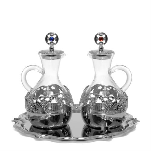 ***SERVIZIO ACQUA E VINO GHIERA UVA 140 ML