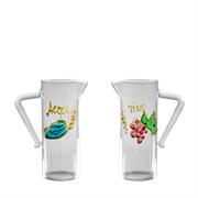 COPPIA BROCCHETTE RAVENNA 65 ML DIPINTE A MANO