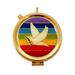 GOLD PLATED PYX DOVE OF PEACE STYLE