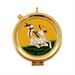 GOLD PLATED PYX LAMB OF PEACE YELLOW ENAMEL