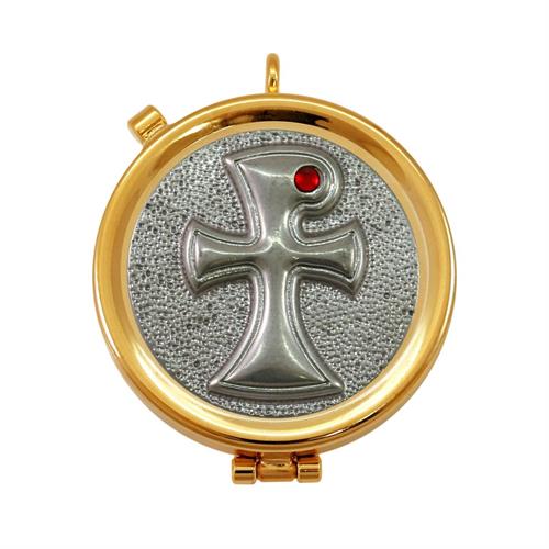 TECA EUCARISTICA CROCE TAU CON PIETRA
