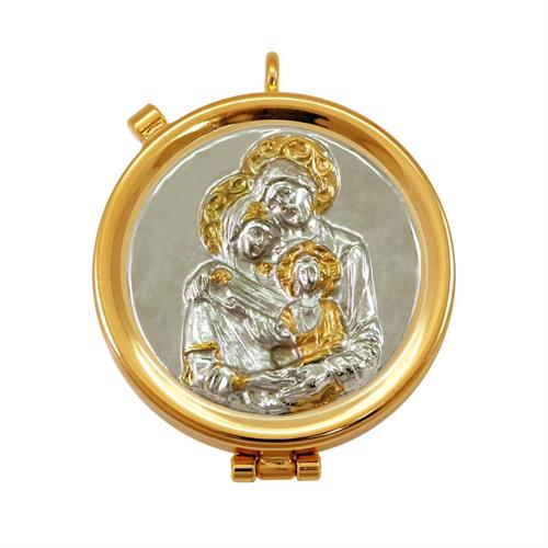 TECA EUCARISTICA SACRA FAMIGLIA ARGENTO E ORO