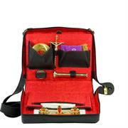 BORSELLO  CELEBRAZIONE VERA PELLE E RASO ROSSO