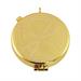 GOLD PLATED PYX  CONSECRATION CROSS STYLE