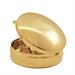 GOLD PLATED HOST BOX IHS STYLE Ø9 x 2.5 cm.