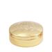 GOLD PLATED HOST BOX IHS STYLE Ø8 x 2.5 cm.