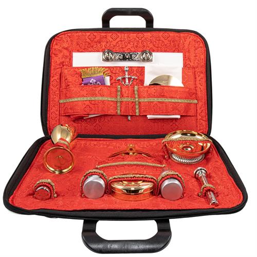 CARTELLA PER CELEBRAZIONE INTERNO RASO ROSSO