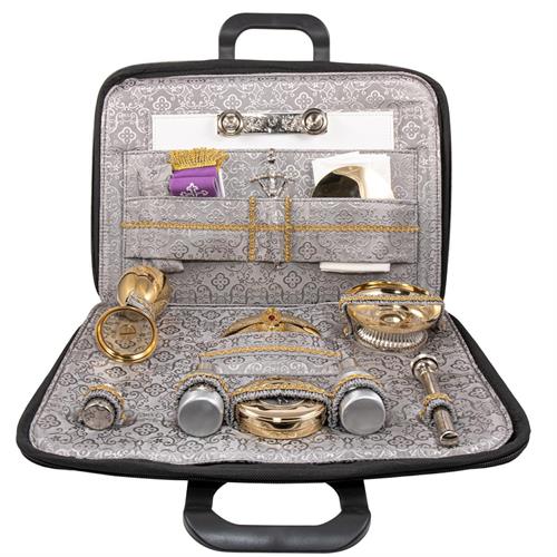 CARTELLA PER CELEBRAZIONE INTERNO RASO GRIGIO