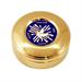 GOLD PLATED HOST BOX DOVE OF PEACE STYLE Ø8