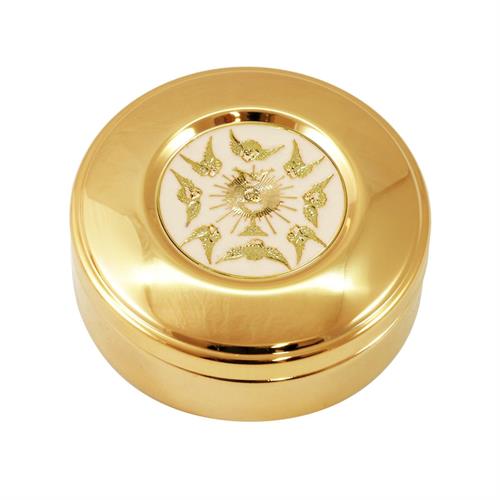 GOLD PLATED HOST BOX  ANGELS STYLE Ø9
