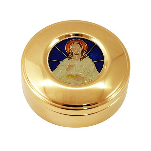 SCATOLA PORTA OSTIE CRISTO BENEDICENTE Ø9