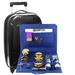 TROLLEY TRAVEL MASS KIT BAG WITH BLUE SATIN INTERIOR AND PX