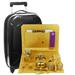 TROLLEY TRAVEL MASS KIT BAG WITH YELLOW SATIN INTERIOR AND PX