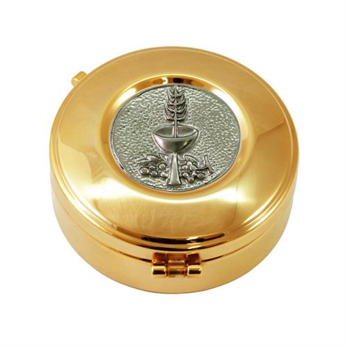 TECA PORTA OSTIE CALICE E SPIGA DI GRANO Ø8