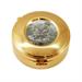 GOLD PLATED HOST BOX SILVER-PLATED LAMB OF PEACE STYLE Ø9