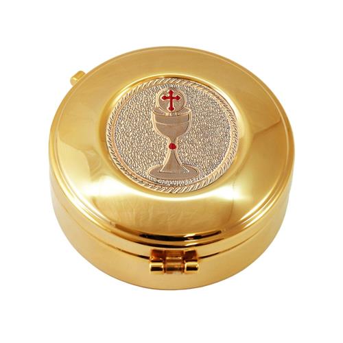 GOLD PLATED HOST BOX GOLD PLATED CHALICE Ø9