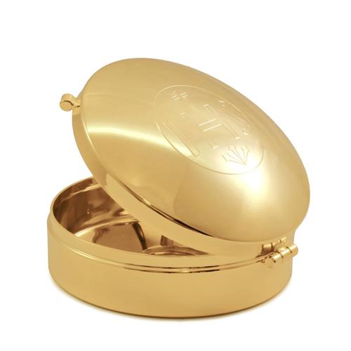 GOLD PLATED IHS HOST BOX Ø9 x 2.5 cm.