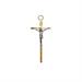 TWO-TONE BRASS CROSS 8 CM.