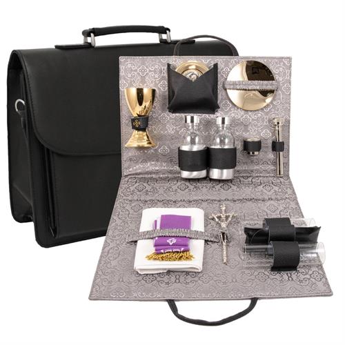 24-HOUR TRAVEL MASS KIT BRIEFCASE  GREY SATIN