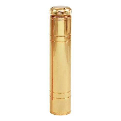 REFILLABLE GOLD PLATED POCKET SPRINKLER 14 CM.