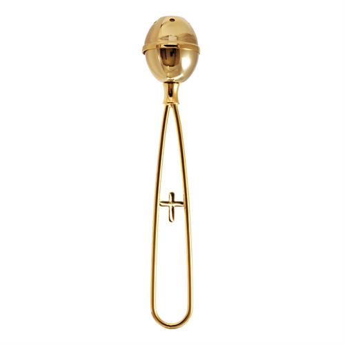GOLD PLATED SPRINKLER CROSS STYLE 21 CM.