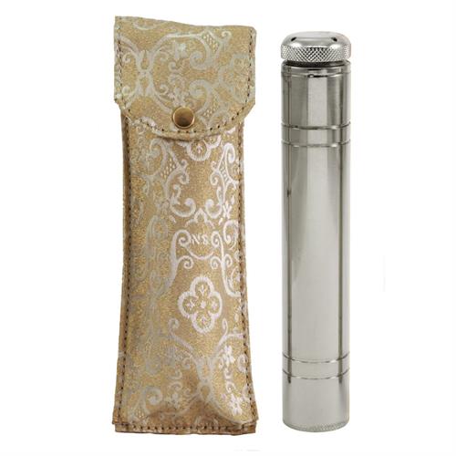 DAMASK SATIN CASE COMPLETE 12 CM SILVERTONE  SPRINKLER